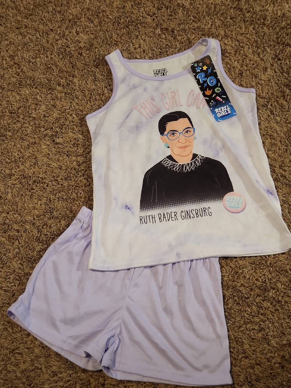 $3/Bundled- Ruth Bader Ginsburg PJ Set